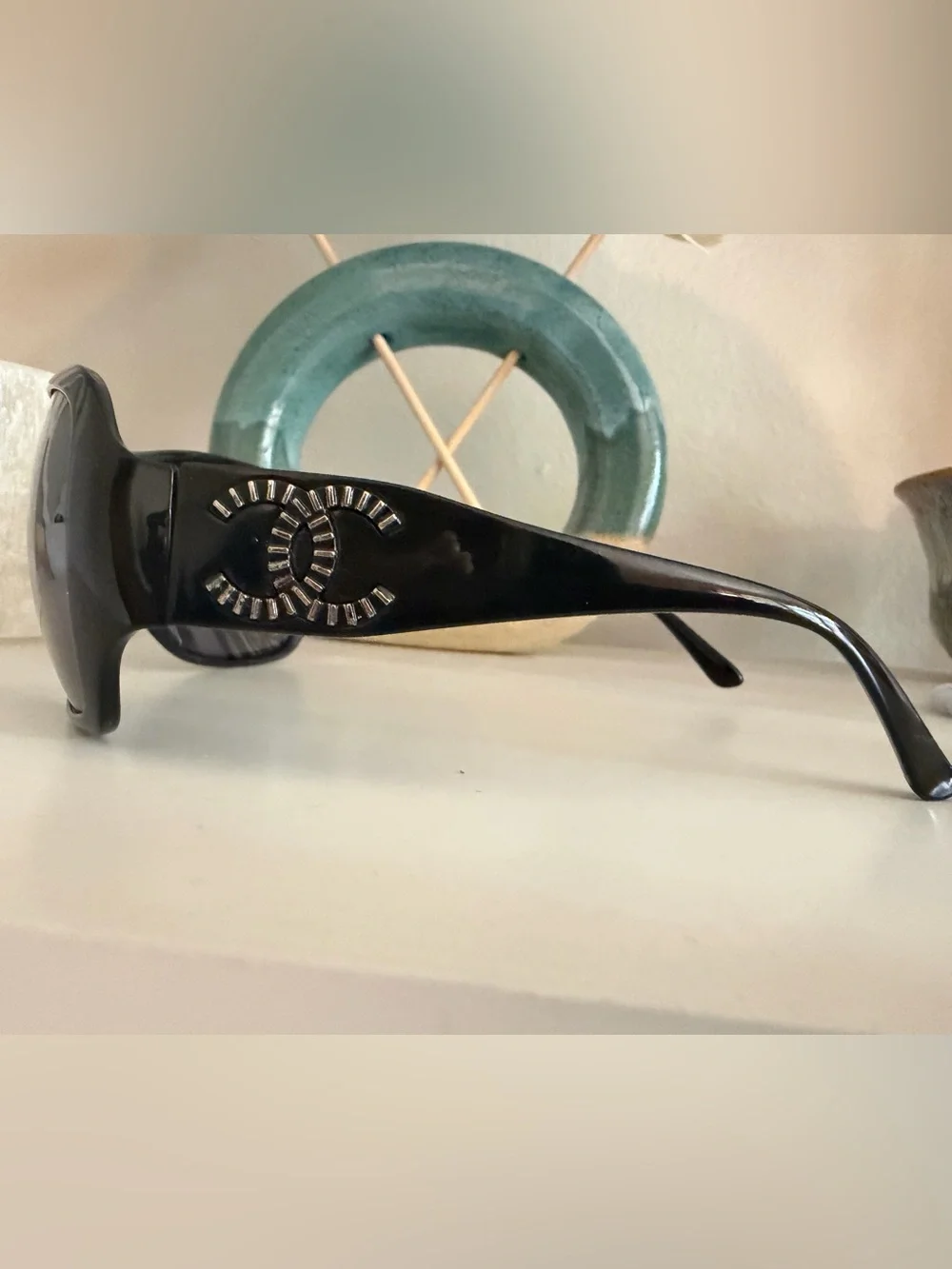 Vintage Chanel Oversized CC Sunglasses 6025 – Y2K / Late 2000s
